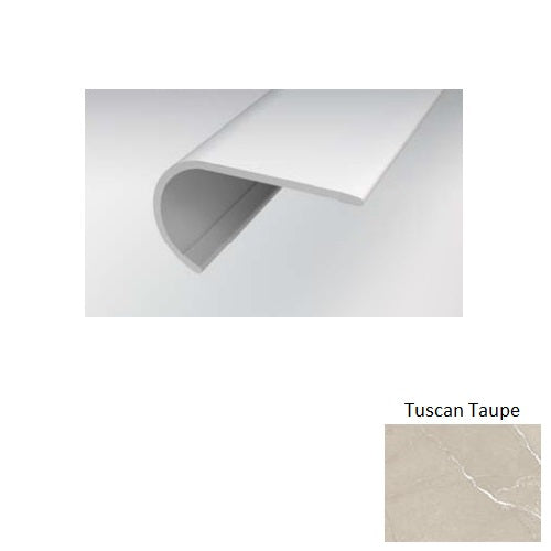 Grantshire Vinyl Tuscan Taupe GR43 Round Stair Nose Embossed 1