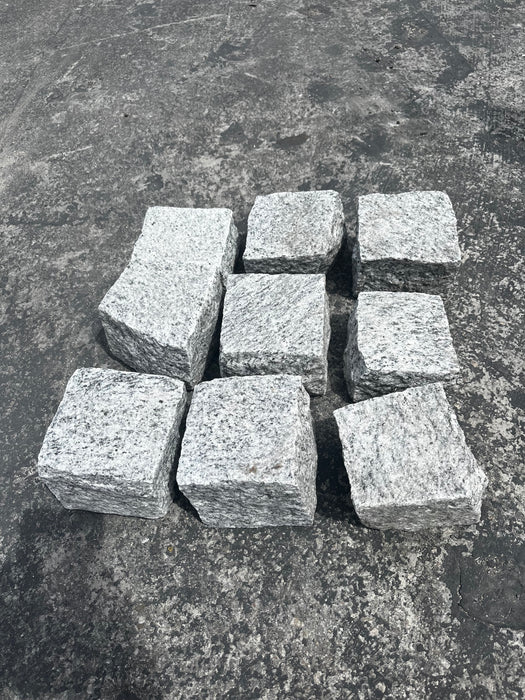 Grey Granite Cobble - Natural Cleft