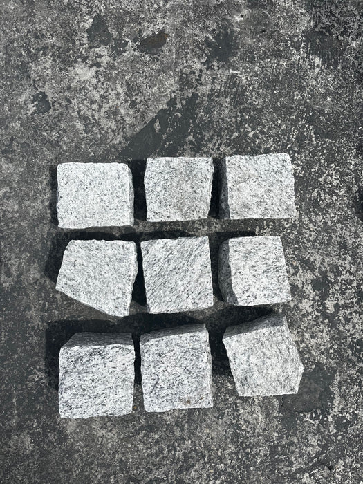 Grey Granite Cobble - Natural Cleft