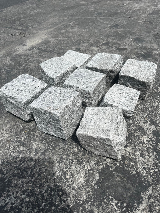 Grey Granite Cobble - Natural Cleft