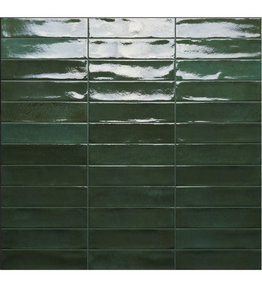 Marrakech Porcelain Green RNDMARR Tile Glossy 1