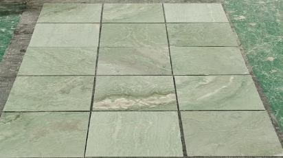 Full Tile Sample - New Green Jade Marble Tile - 12" x 24" x 3/8" Polished