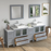CVC Solid Wood Grey Bathroom Cabinet Grey
