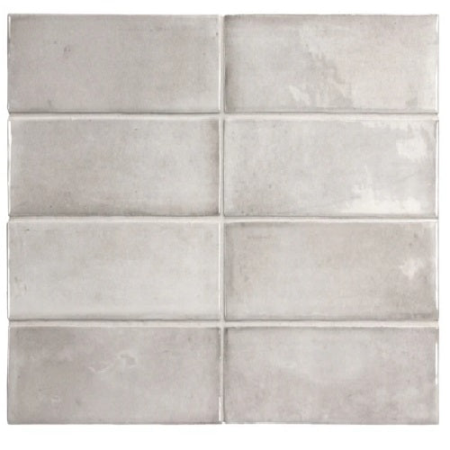 Soco Grey Porcelain Tile - Glossy
