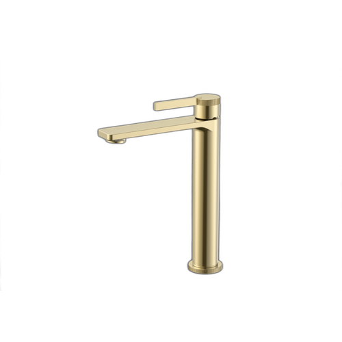 Gullfoss13 Brass Brushed Gold Bathroom Faucet Brushed Gold 1