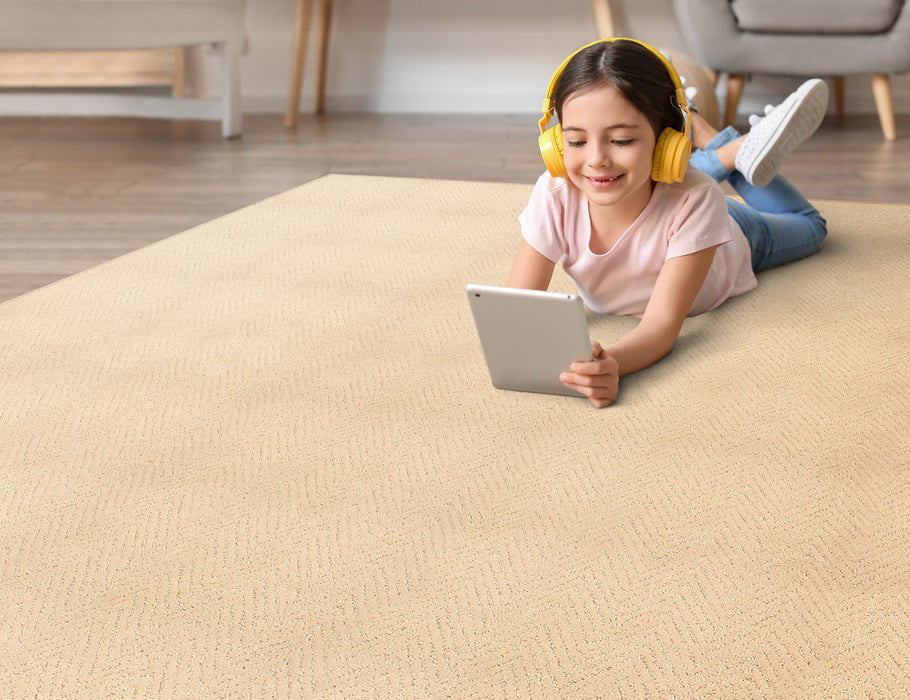 Gwen Polyester Sand 13251 Carpet Textured 3