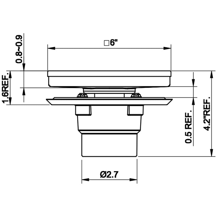 Venetian Bronze Stainless Steel Drain