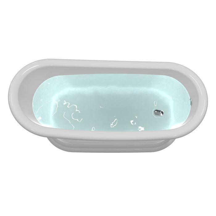 White Acrylic Bathtub