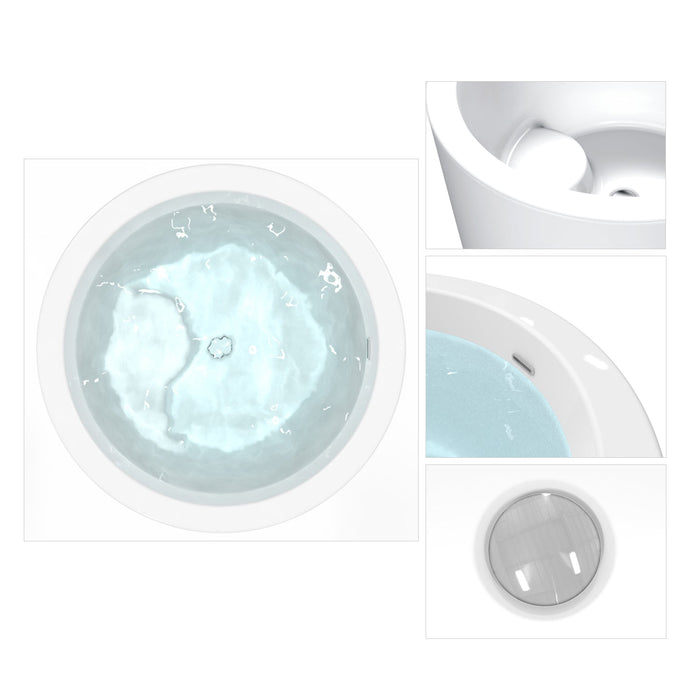 White Acrylic Bathtub