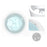 White Acrylic Bathtub