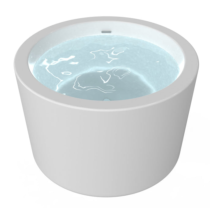 White Acrylic Bathtub