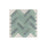 Full Sheet Sample - Artesano Reciclado Cayman Herringbone Marble Mosaic - 10" x 10.07" x 3/8" Glossy & Frosted