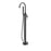 Matte Black Brass Bathtub Faucet