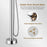 Chrome Brass Bathtub Faucet