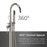 Brushed Nickel Brass Bathtub Faucet