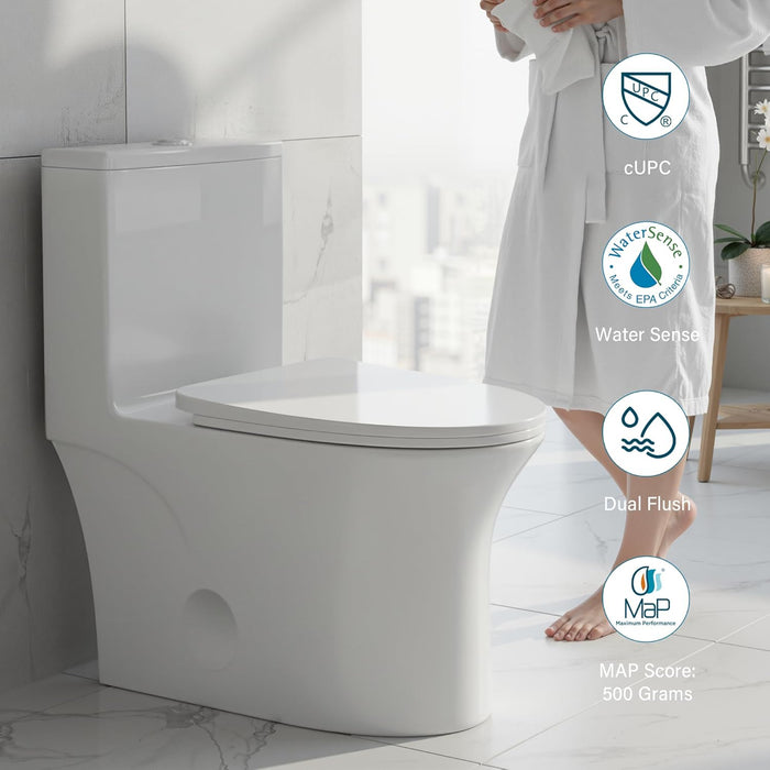 White Ceramic Toilet