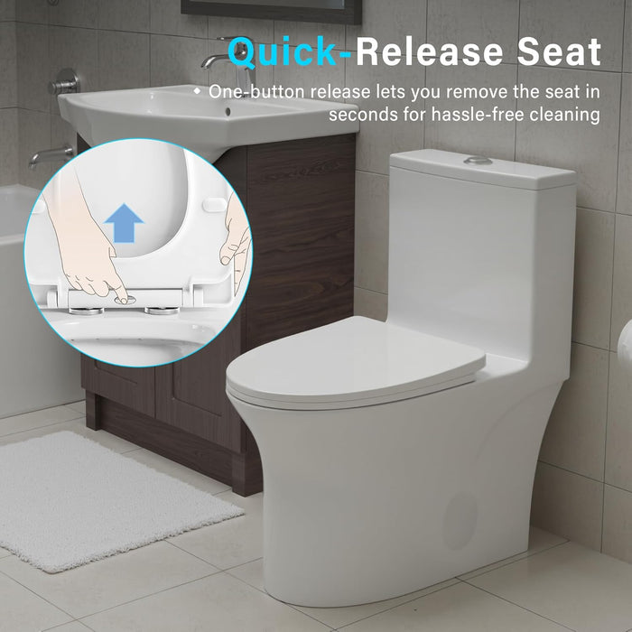 White Ceramic Toilet