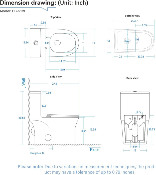White Ceramic Toilet