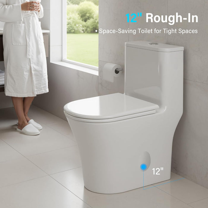 White Ceramic Toilet