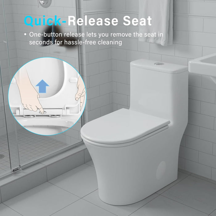 White Ceramic Toilet