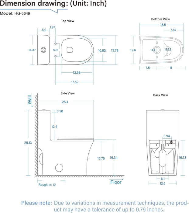 White Ceramic Toilet