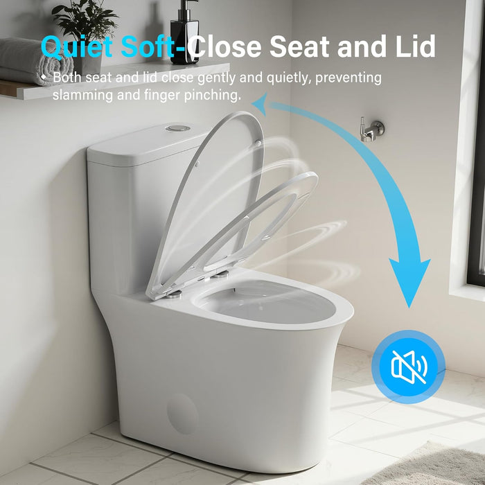 White Ceramic Toilet
