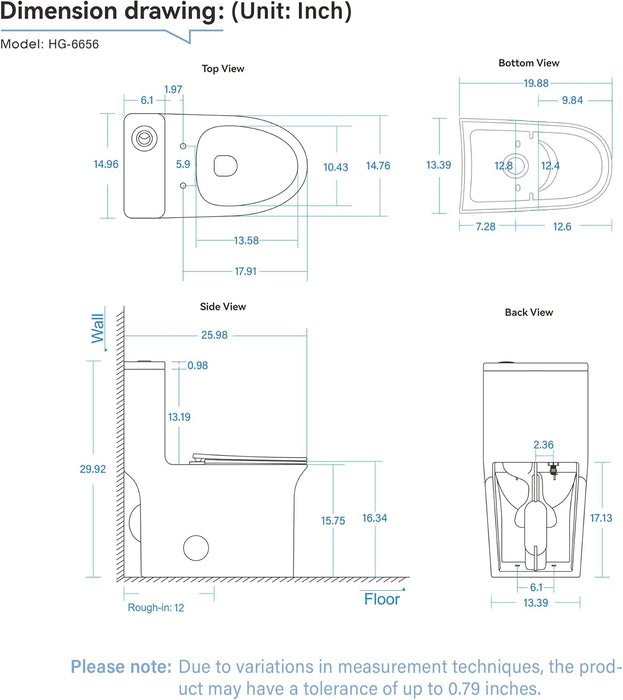 White Ceramic Toilet
