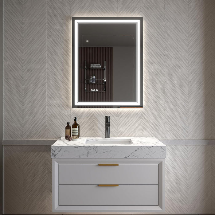 Clear Glass Bathroom Mirror