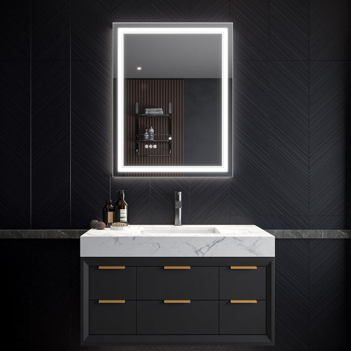 Clear Glass Bathroom Mirror