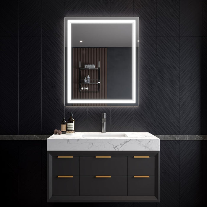 Clear Glass Bathroom Mirror