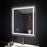 Clear Glass Bathroom Mirror
