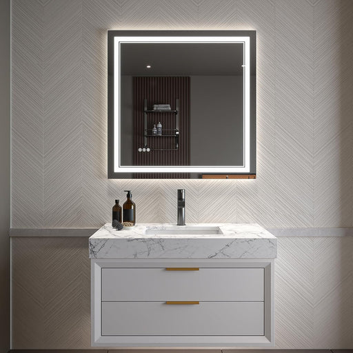 Clear Glass Bathroom Mirror
