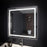 Clear Glass Bathroom Mirror