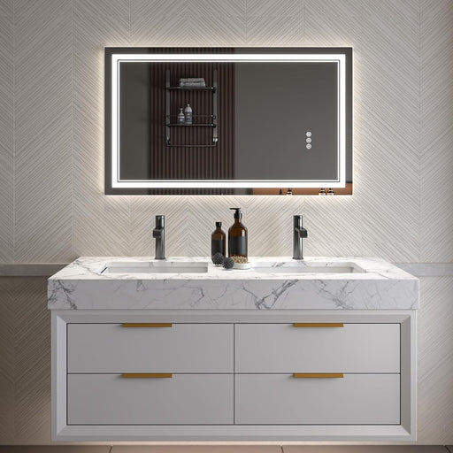 Clear Glass Bathroom Mirror