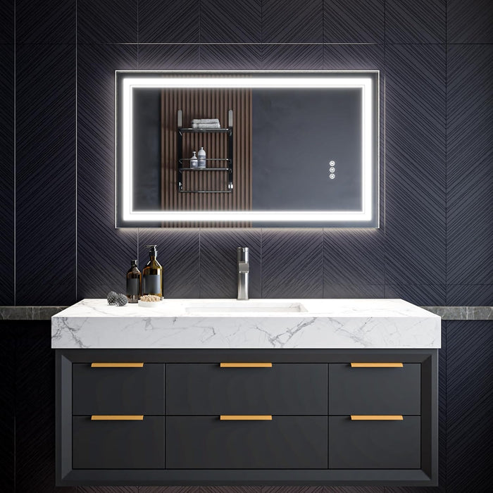 Clear Glass Bathroom Mirror