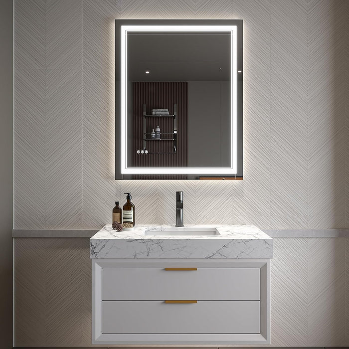 Clear Glass Bathroom Mirror