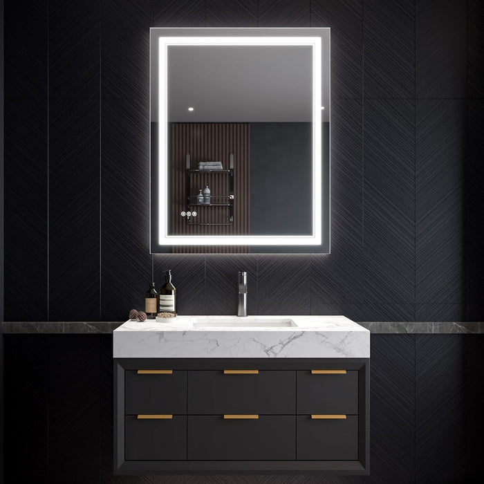Clear Glass Bathroom Mirror