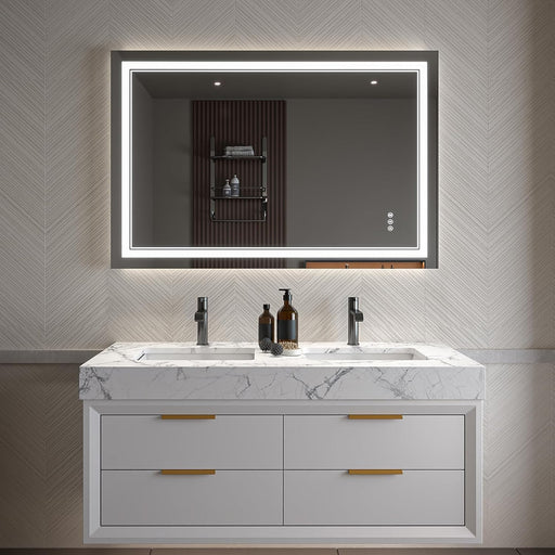 Clear Glass Bathroom Mirror
