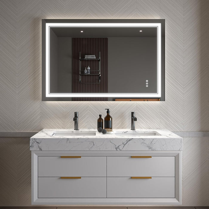 Clear Glass Bathroom Mirror