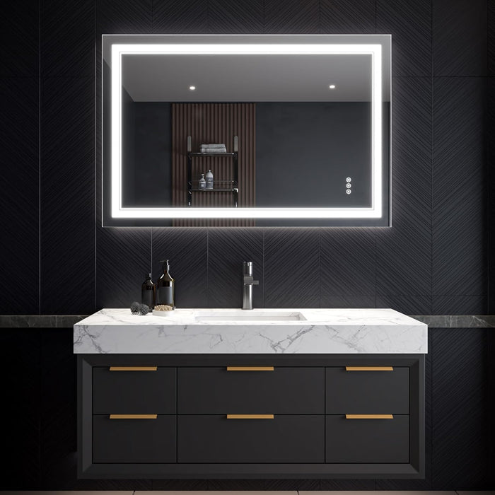 Clear Glass Bathroom Mirror