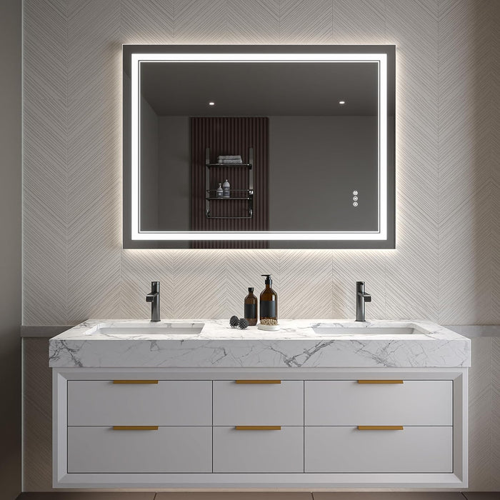 Clear Glass Bathroom Mirror