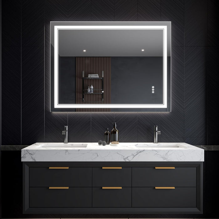 Clear Glass Bathroom Mirror