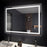 Clear Glass Bathroom Mirror