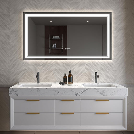 Clear Glass Bathroom Mirror
