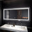 Clear Glass Bathroom Mirror