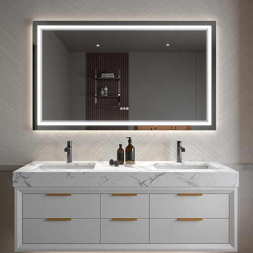 Clear Glass Bathroom Mirror