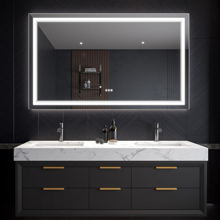 Clear Glass Bathroom Mirror