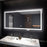 Clear Glass Bathroom Mirror