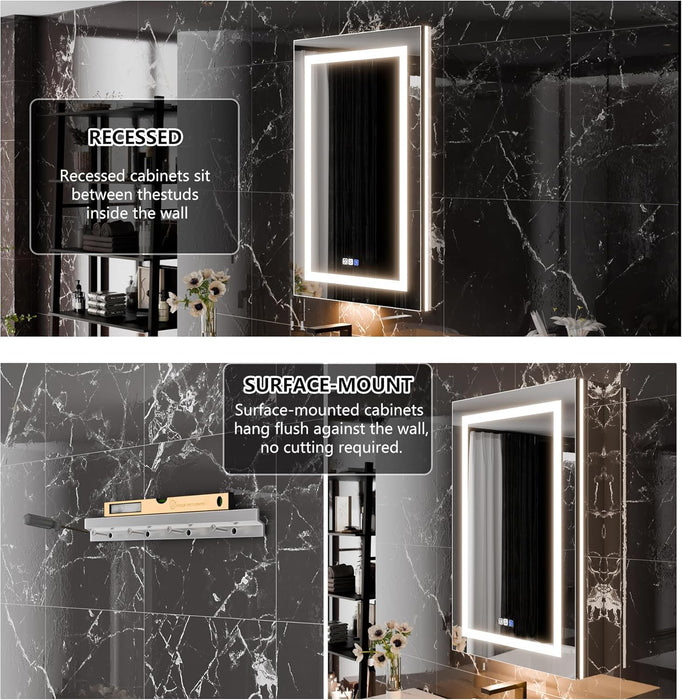Clear Aluminum Medicine Cabinet