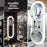Clear Aluminum Medicine Cabinet